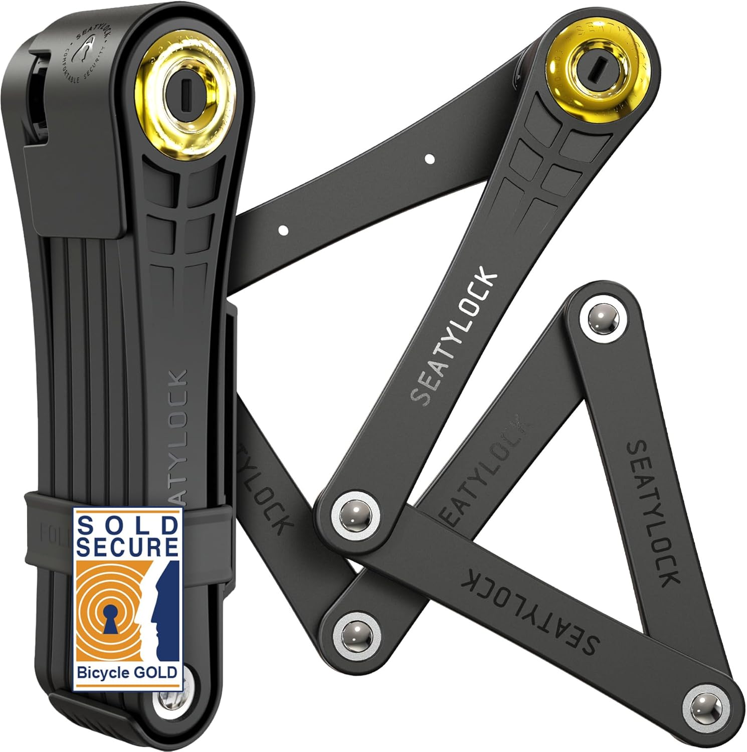 Foldylock Classic Sold Secure Gold Certified Folding Bike Lock