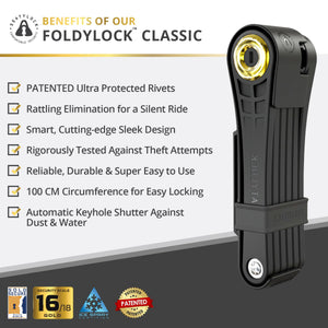 Foldylock Classic Sold Secure Gold Certified Folding Bike Lock