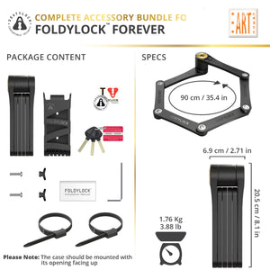 Foldylock Forever ART 3 Stars Certified Folding Bike Lock