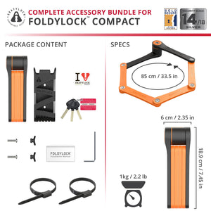 Foldylock Compact - Seatylock’s All-Time Bestseller Folding Bike Lock