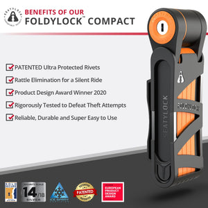 Foldylock Compact - Seatylock’s All-Time Bestseller Folding Bike Lock