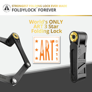 Foldylock Forever ART 3 Stars Certified Folding Bike Lock