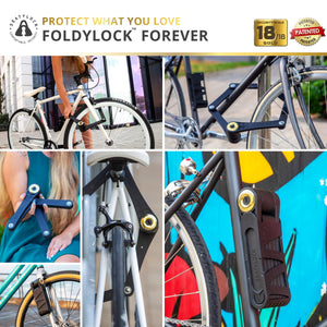 Foldylock Forever ART 3 Stars Certified Folding Bike Lock