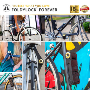 Foldylock Forever ART 3 Stars Certified Folding Bike Lock