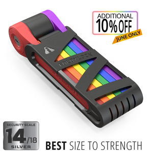 Carton of 6 Foldylock Compact Pride