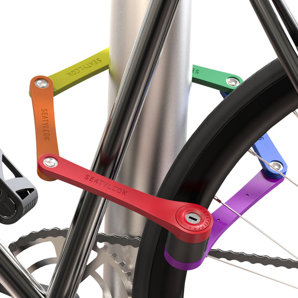 SEATYLOCK FOLDYLOCK　コンパクト　オレンジ　自転車ロック SEATYLOCK FOLDYLOCK コンパクト オレンジ 自転車ロック - メルカリ