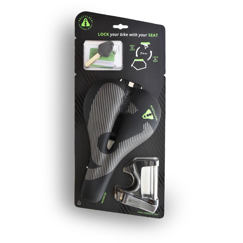 Carton of 6 Seatylocks Trekking Stripes Black (6*SL001TRSTBK)